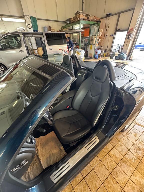 Gebraucht Mercedes SLK200 163 PS (119 kW) 2005 Blau Cabrio