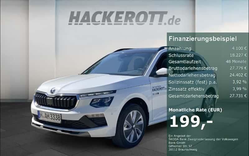 Weiss Gebraucht 2024 Skoda Kamiq Selection SUV | 29.750 € (Etwas zu teuer) - Bild 1/4