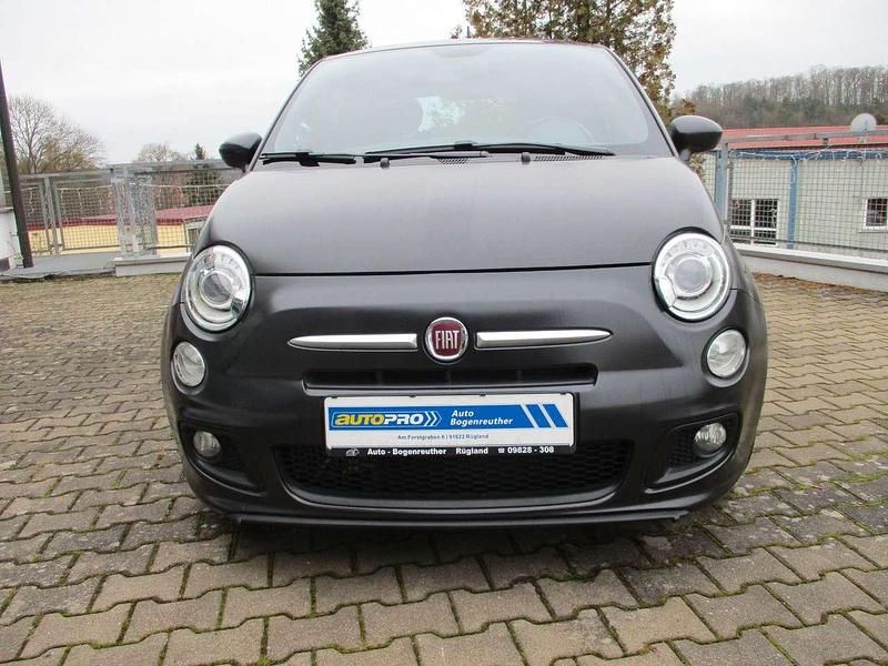 Gebraucht Fiat 500 86 PS (63 kW) 2013 Rockstar schwarz matt Kleinwagen