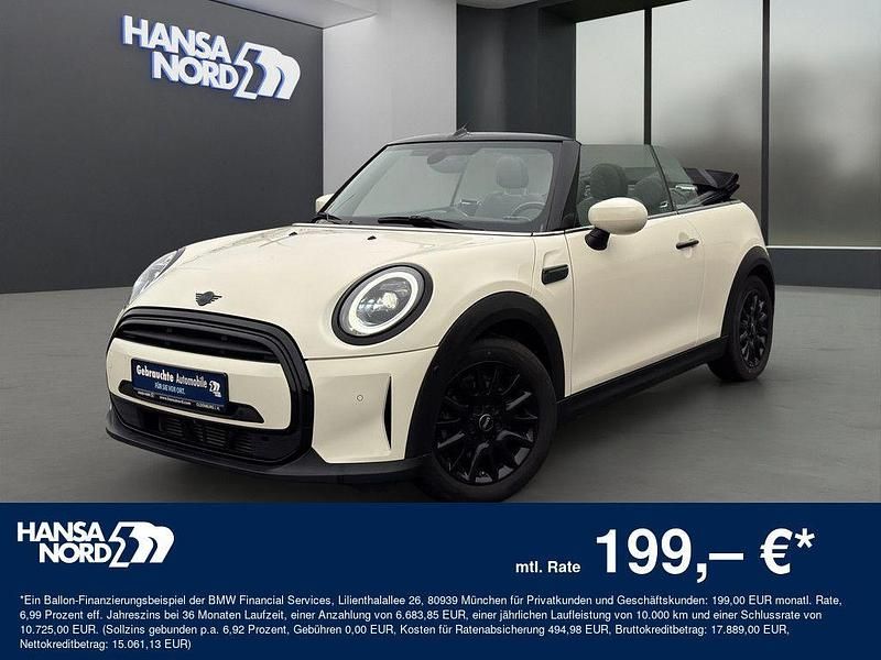Weiss / pepper white Gebraucht 2021 Mini One Cabriolet Classic Cabrio | 21.250 € (Etwas zu teuer) - Bild 1/4