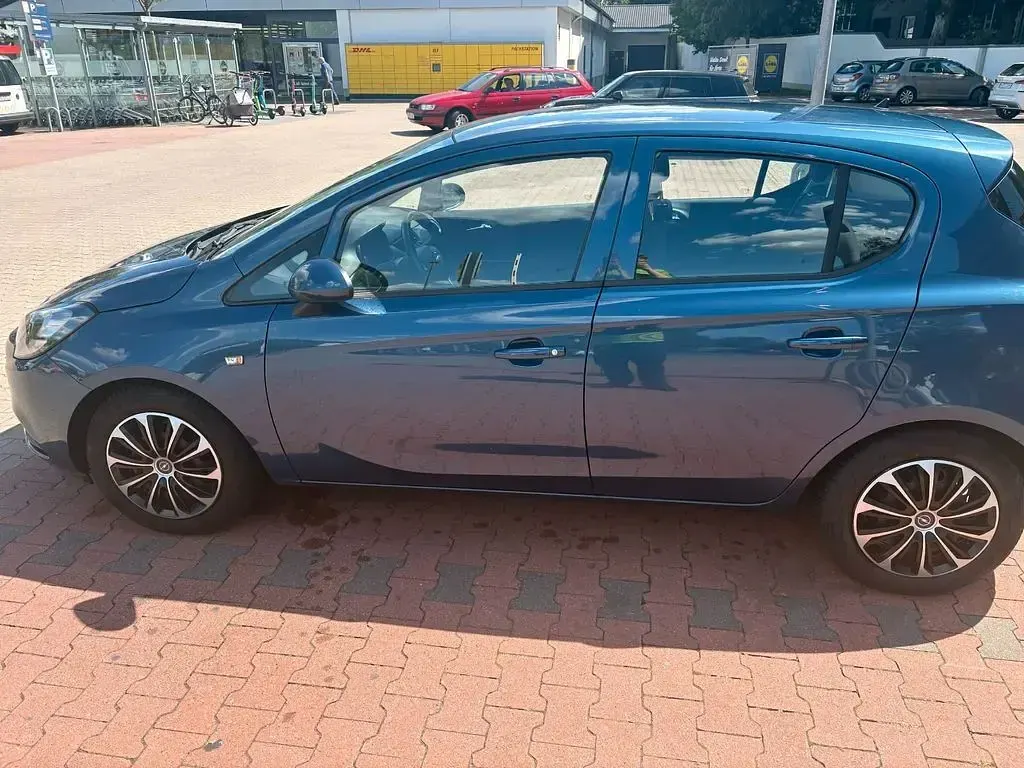 Gebraucht Opel Corsa Edition 90 PS (66 kW) 2015 Blau Kleinwagen