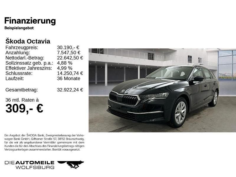 Gebraucht Skoda Octavia Selection 150 PS (110 kW) 2025 Schwarzmagic perleffekt Kombi