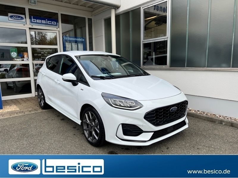 Frostweiß Gebraucht 2023 Ford Fiesta ST-Line Kleinwagen | 23.890 € (Teuer) - Bild 1/4