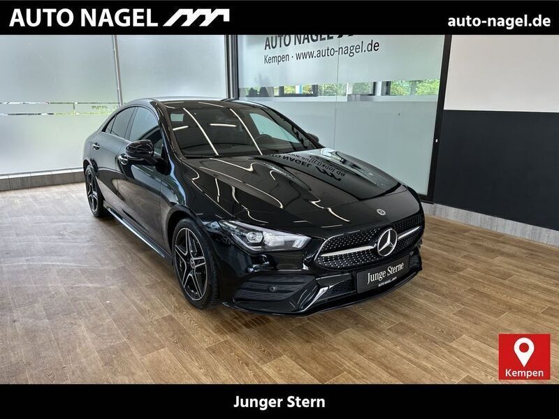 Unilack nachtschwarz Gebraucht 2023 Mercedes CLA200 AMG Coupé | 36.689 € (Fairer Preis) - Bild 1/4