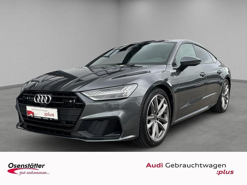 Grau Gebraucht 2022 Audi A7 Sportback Ambiente Kleinwagen | 48.760 € (Fairer Preis) - Bild 1/4