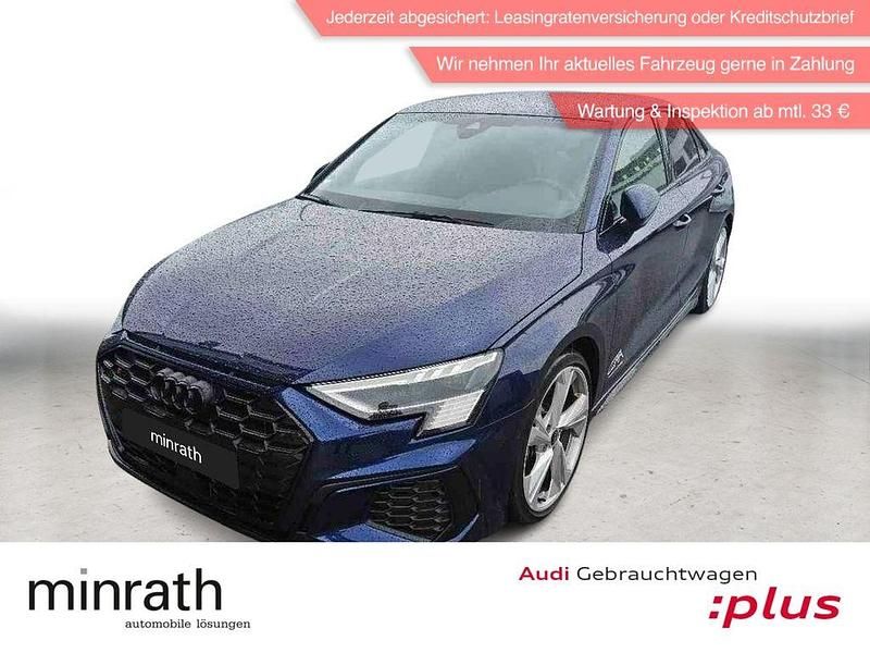 Blau Gebraucht 2024 Audi S3 Ambiente Limousine | 35.580 € (Superpreis) - Bild 1/4