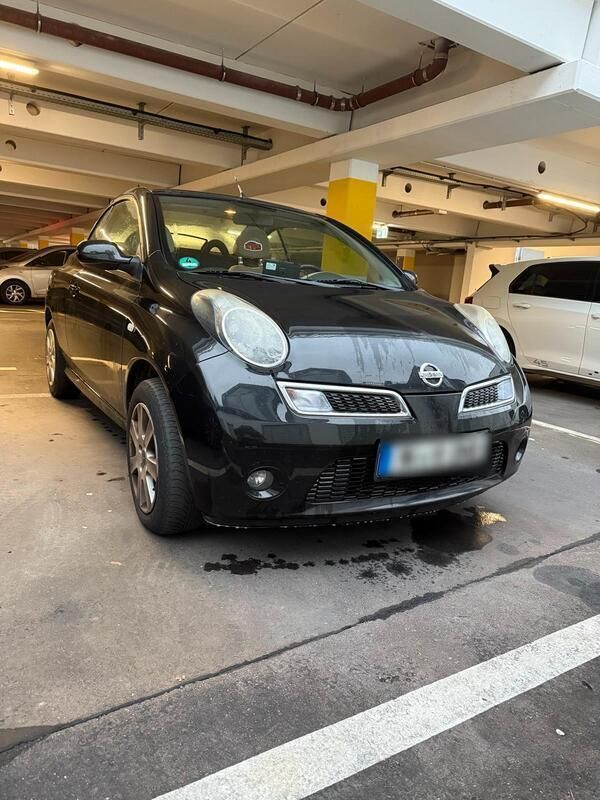 Schwarz Gebraucht 2009 Nissan Micra C+C Cabrio | 4.200 € - Bild 1/4