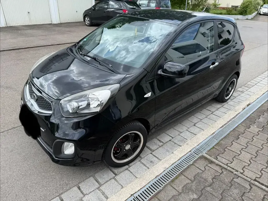 Gebraucht Kia Picanto Attract 69 PS (50 kW) 2011 Schwarz Kleinwagen