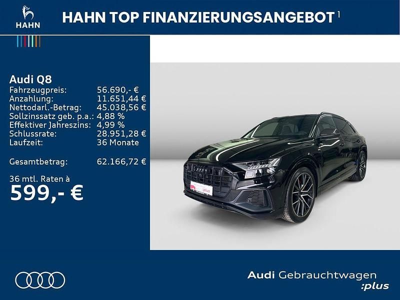 Gebraucht Audi Q8 Ambiente 340 PS (250 kW) 2022 Mythosschwarz metallic SUV