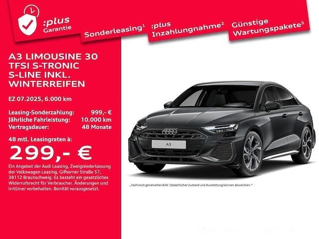 Gebraucht Audi A3 S-Line 116 PS (85 kW) 2025 Daytonagrau perleffekt Limousine