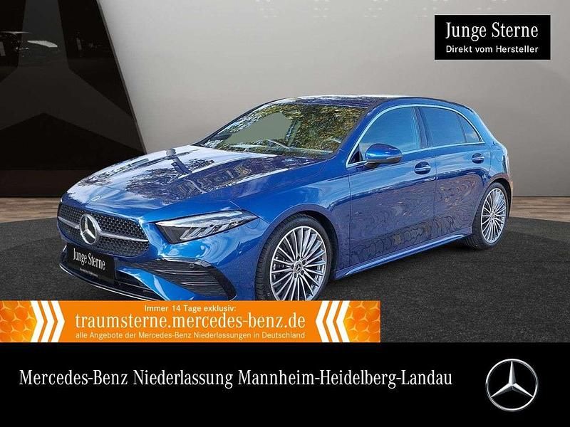Blau Gebraucht 2024 Mercedes A250 Advanced Plus Limousine | 34.890 € (Guter Preis) - Bild 1/3