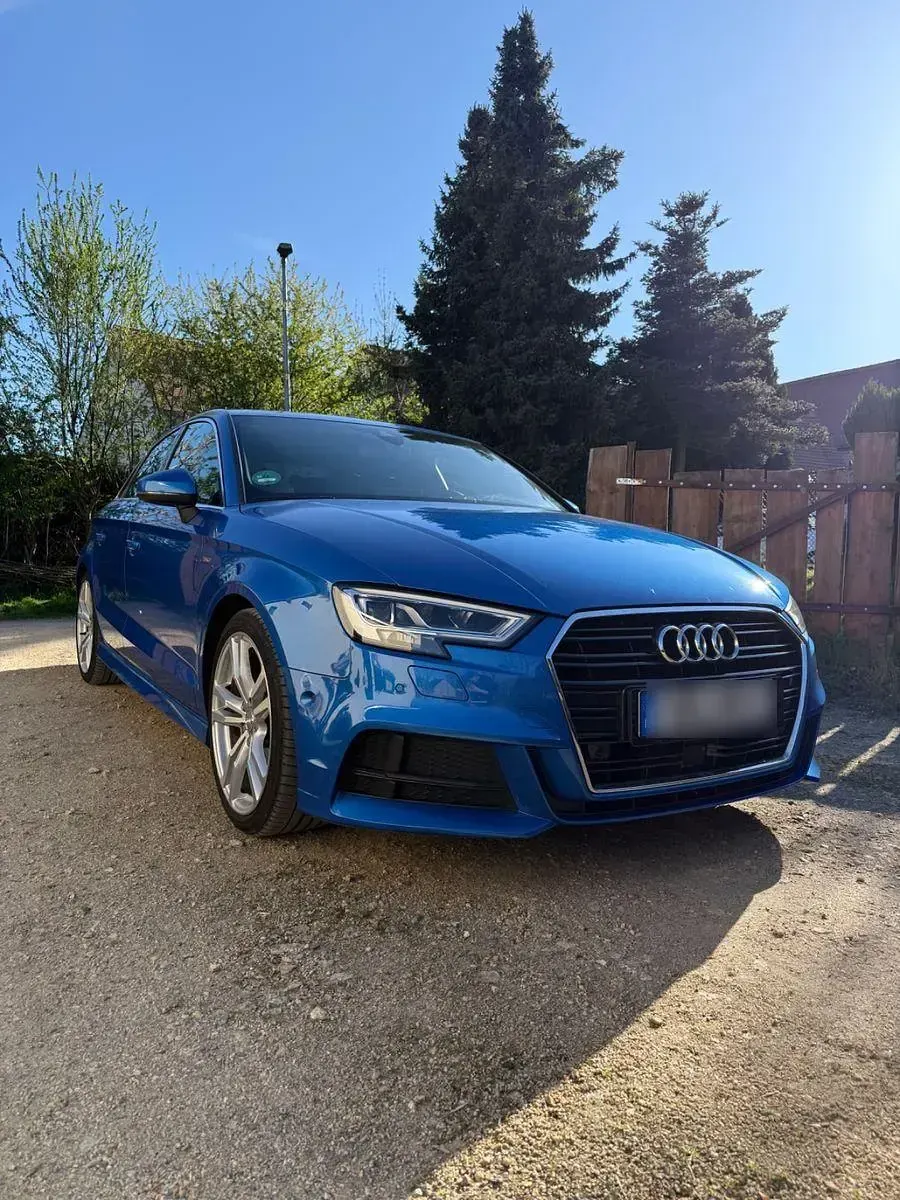 Occasion Audi A3 S-Line 150 ch (110 kW) 2018 Bleue Berline