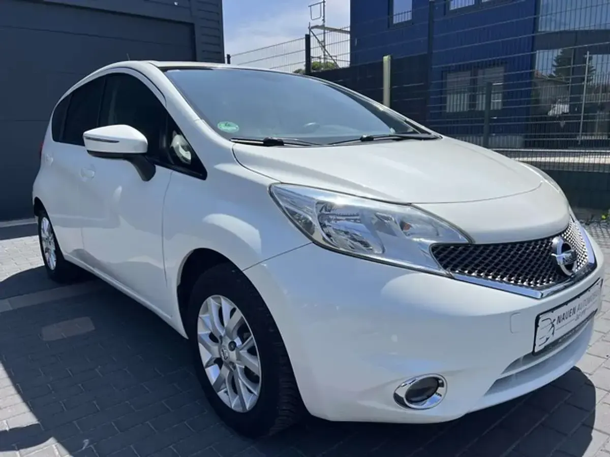 Second-hand Nissan Note Acenta 90 CP (66 kW) 2014 Alb Monovolum