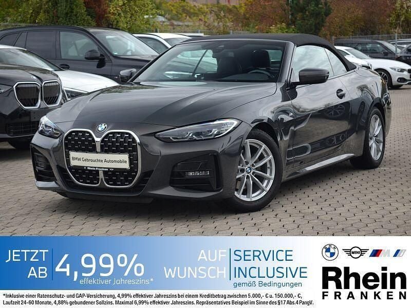 Dravitgrau metallic Gebraucht 2022 BMW 420 M Sport Cabrio | 41.440 € (Guter Preis) - Bild 1/4