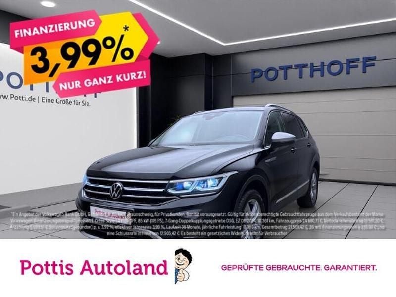 Gebraucht VW Tiguan Allspace Elegance 200 PS (147 kW) 2022 Schwarz SUV