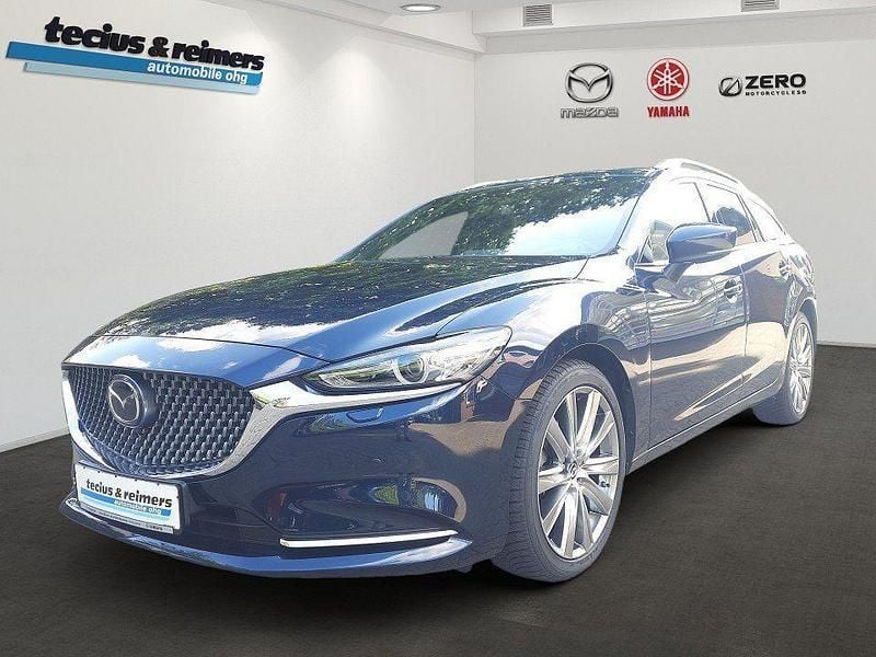 Blau Gebraucht 2023 Mazda 6 Takumi-Line Limousine | 31.485 € (Fairer Preis) - Bild 1/3