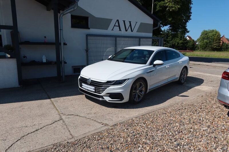 Pure white Gebraucht 2020 VW Arteon R-line Limousine | 19.999 € (Guter Preis) - Bild 1/4