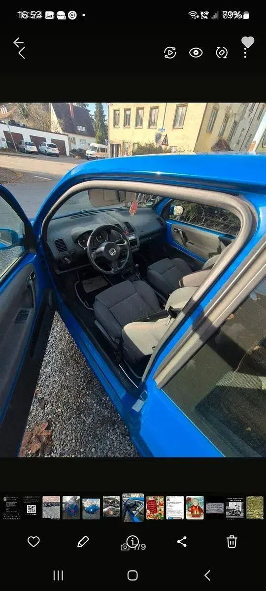 Gebraucht VW Lupo Comfortline 75 PS (55 kW) 2002 Blau Kleinwagen
