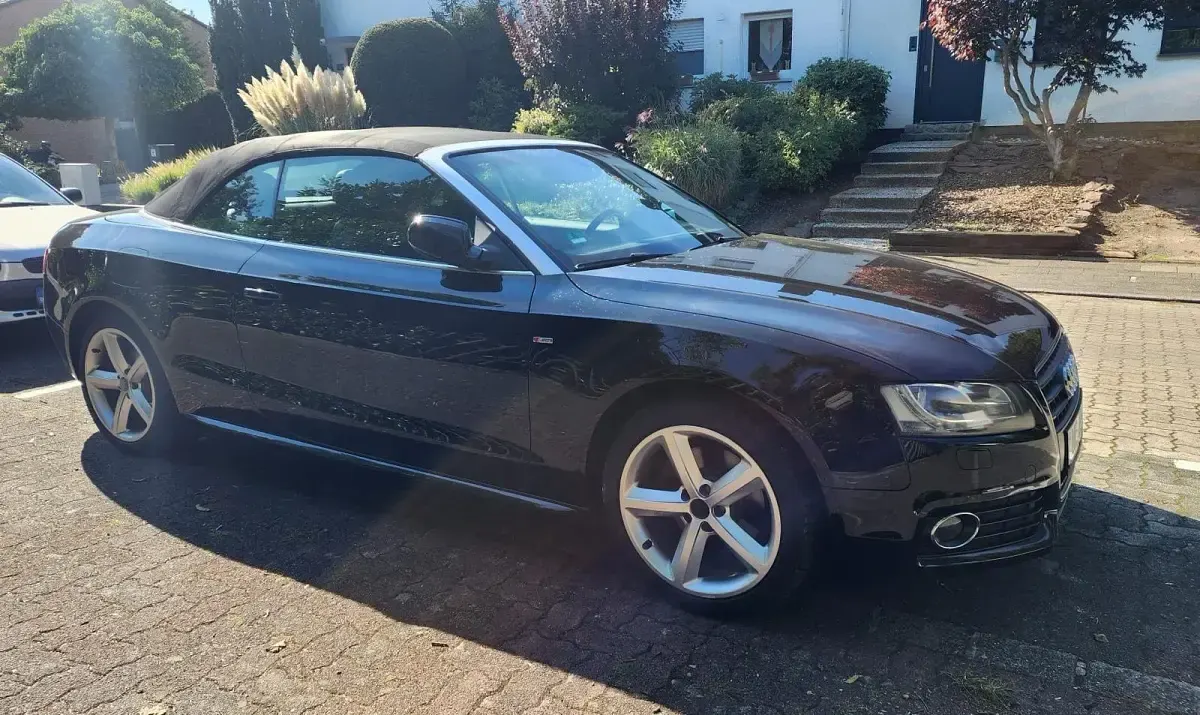 Gebraucht Audi A5 Cabriolet S-Line 160 PS (117 kW) 2008 Schwarz Cabrio