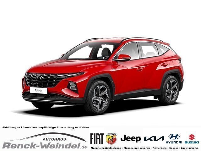 Rot Gebraucht 2024 Hyundai Tucson Trend SUV | 33.129 € (Superpreis) - Bild 1/4