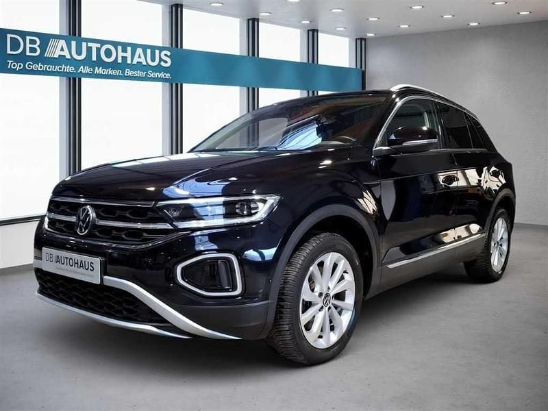 Schwarz Gebraucht 2022 VW T-Roc Style SUV | 25.490 € (Guter Preis) - Bild 1/4