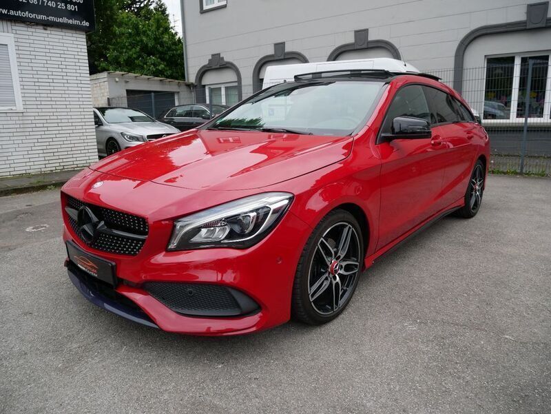Jupiterrot unilack Gebraucht 2016 Mercedes CLA180 Shooting Brake AMG Kombi | 16.450 € (Fairer Preis) - Bild 1/4