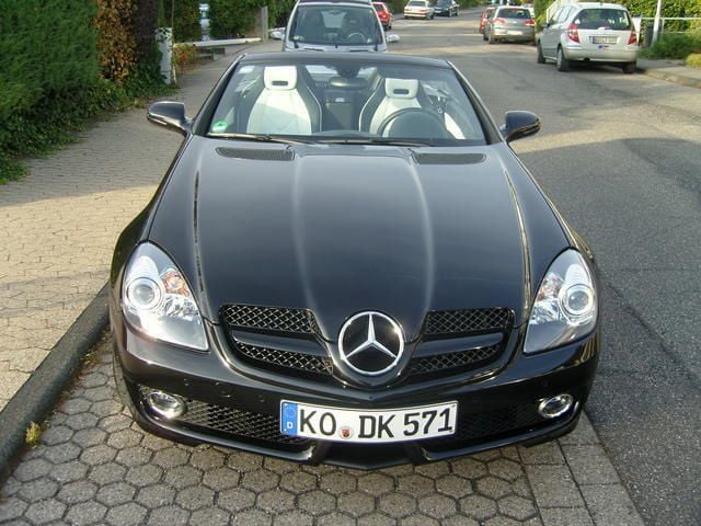 Gebraucht Mercedes SLK200 2LOOK Edition 184 PS (135 kW) 2010 Schwarz metallic Cabrio
