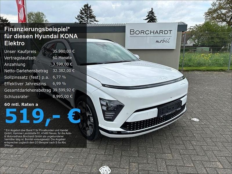 Serenity white / mic (weiss) Gebraucht 2023 Hyundai Kona Prime SUV | 35.980 € (Teuer) - Bild 1/4
