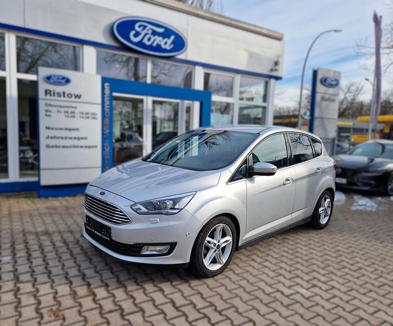 Gebraucht Ford C-MAX Titanium 125 PS (91 kW) 2015 Silber Van / Kleinbus