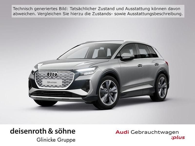 Taifungrau metallic Gebraucht 2023 Audi Q4 e-tron Comfort SUV | 27.915 € (Fairer Preis) - Bild 1/4