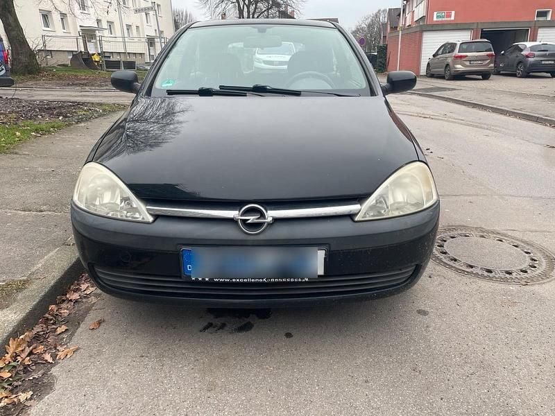 Schwarz Gebraucht 2002 Opel Corsa Kleinwagen | 700 € - Bild 1/4