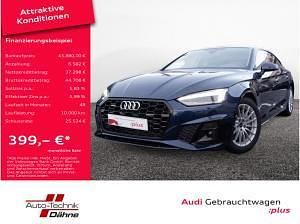 Gebraucht Audi A5 S-Line 204 PS (150 kW) 2023 Blau (blau / navarrablau) Coupé