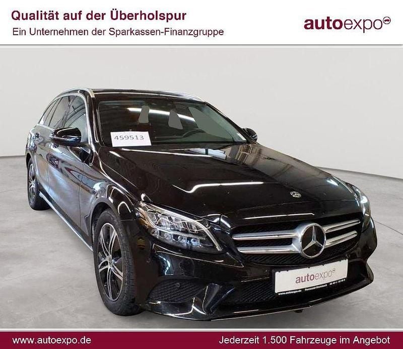 Schwarz Gebraucht 2021 Mercedes C220 Limousine | 26.589 € (Superpreis) - Bild 1/4
