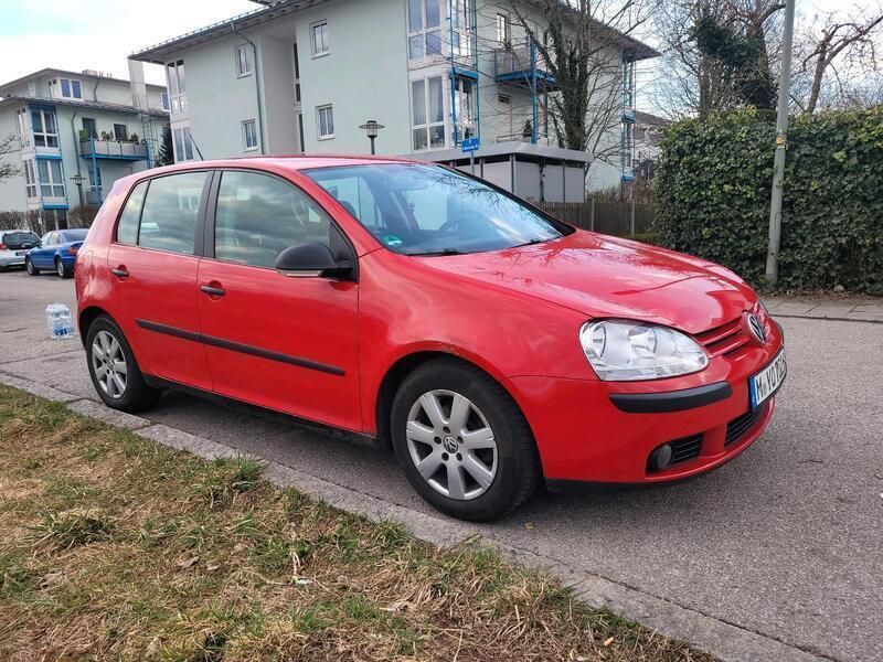 Rot Gebraucht 2008 VW Golf V Limousine | 1.690 € (Superpreis) - Bild 1/4