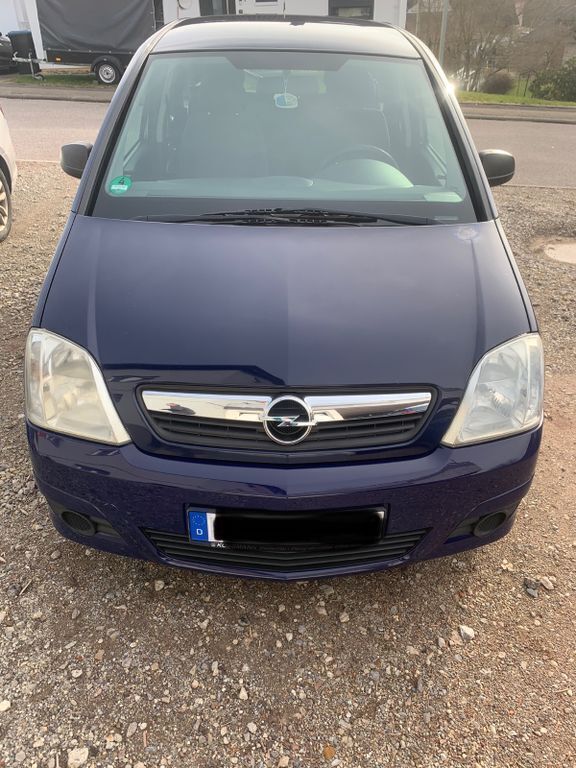 Blau Gebraucht 2009 Opel Meriva Selection Van / Kleinbus | 1.200 € (Superpreis) - Bild 1/4