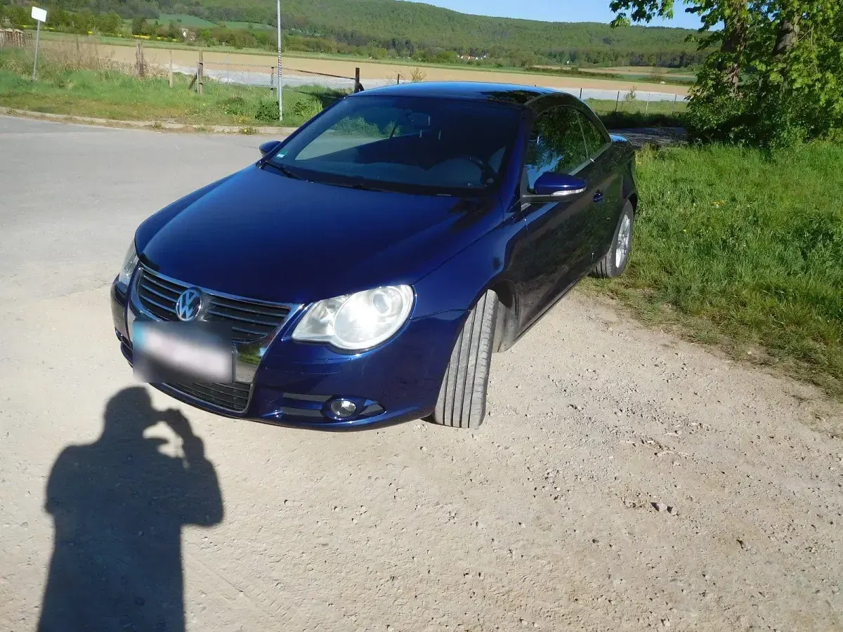 Occasion VW Eos 122 PK (89 kW) 2009 Blauw Cabriolet