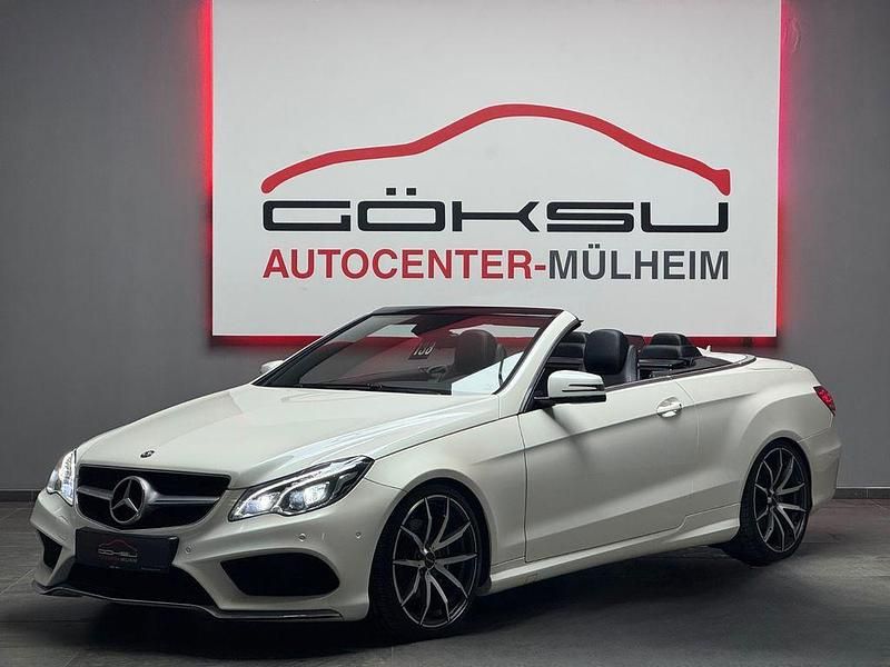 Weiß Gebraucht 2013 Mercedes E250 AMG line Cabrio | 25.900 € (Teuer) - Bild 1/4