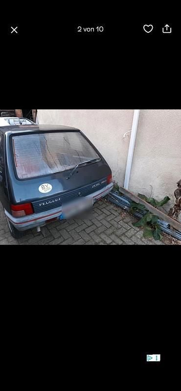 Gebraucht Peugeot 205 64 PS (47 kW) 1992 Schwarz Kleinwagen