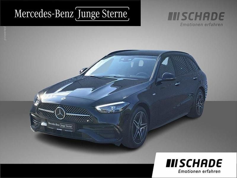 Schwarz Gebraucht 2025 Mercedes C300e AMG line Limousine | 53.750 € (Teuer) - Bild 1/4