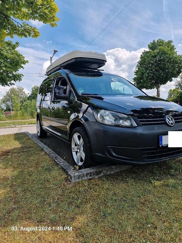 Gebraucht VW Caddy Maxi 109 PS (80 kW) 2014 Schwarz Van / Kleinbus