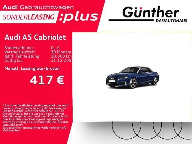 Gebraucht Audi A5 Cabriolet Sport 150 PS (110 kW) 2024 Navarrablau metallic Cabrio