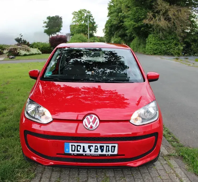 Gebraucht VW up! 60 PS (44 kW) 2015 Rot Kleinwagen