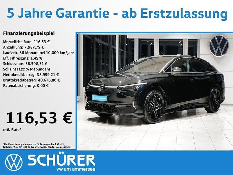 Grenadillschwarz metallic Gebraucht 2024 VW ID.7 GTX Limousine | 46.897 € (Fairer Preis) - Bild 1/4