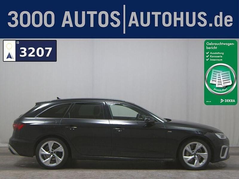 Schwarz Gebraucht 2022 Audi A4 S-Line Kombi | 18.450 € (Superpreis) - Bild 1/4