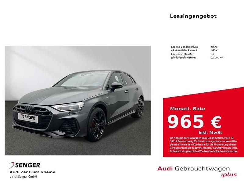 Grau Gebraucht 2025 Audi A3 Sportback e-tron Comfort Limousine | 45.440 € (Superpreis) - Bild 1/4