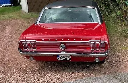 Gebraucht Ford Mustang 204 PS (150 kW) 1968 Rot