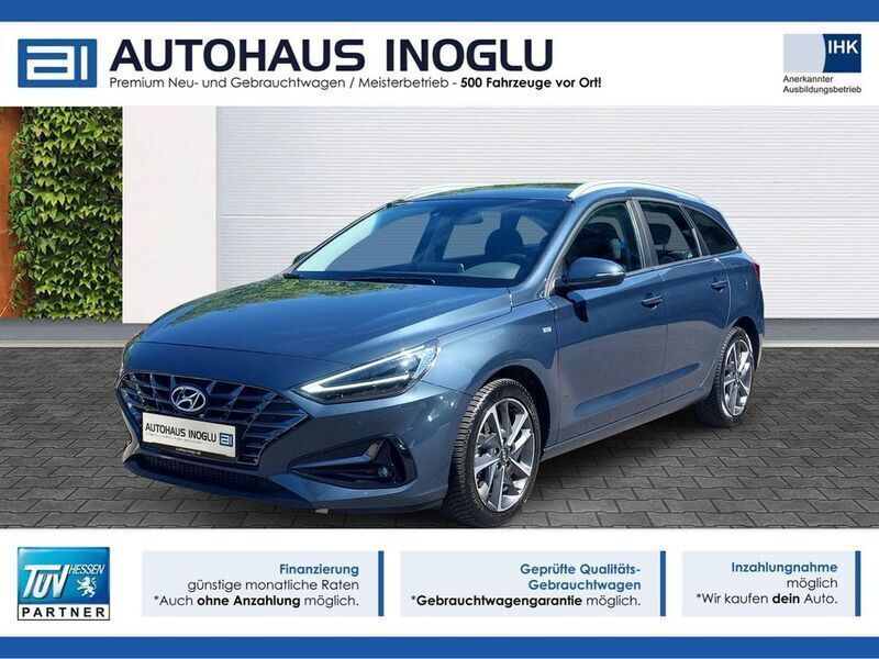 Teal blau metallic Gebraucht 2024 Hyundai i30 Kombi | 21.945 € - Bild 1/4