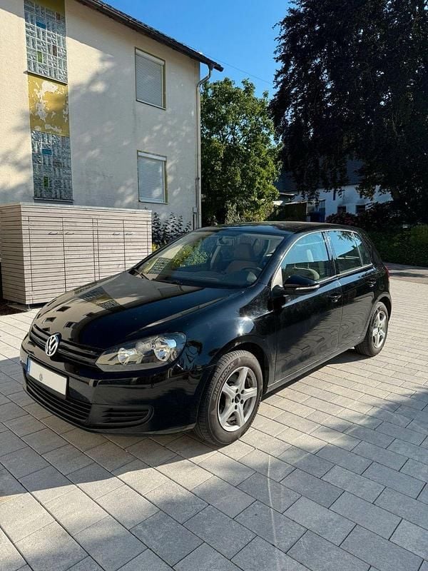 Schwarz Gebraucht 2009 VW Golf VI Trendline Limousine | 3.590 € (Guter Preis) - Bild 1/4