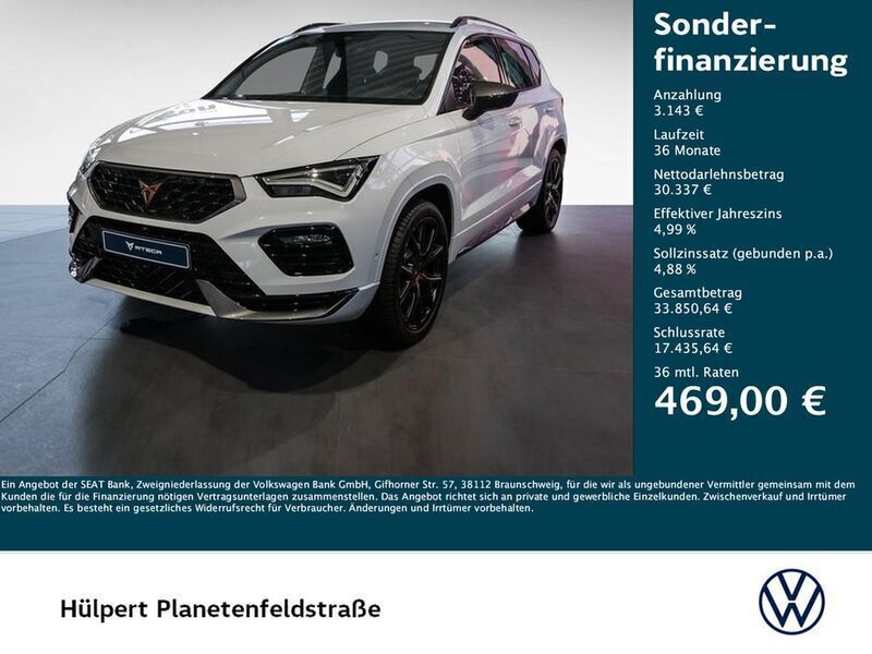 Nevada weiss Gebraucht 2021 Cupra Ateca SUV | 33.480 € (Fairer Preis) - Bild 1/4
