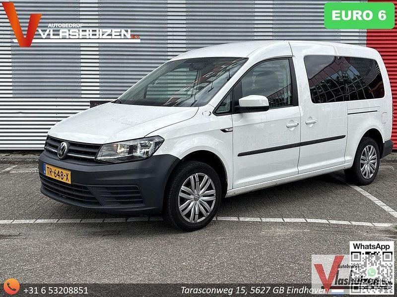Weiß Gebraucht 2018 VW Caddy Maxi Comfortline Van / Kleinbus | 9.450 € (Teuer) - Bild 1/4